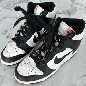 Nike High Dunk Pandas Black White